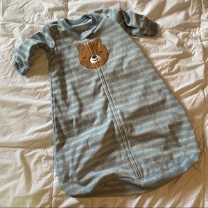 Carter’s fleece sleep sack 6 months teddy bear